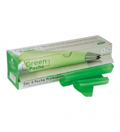 Poches pâtissière Vertes 55 cm - 100 Pcs